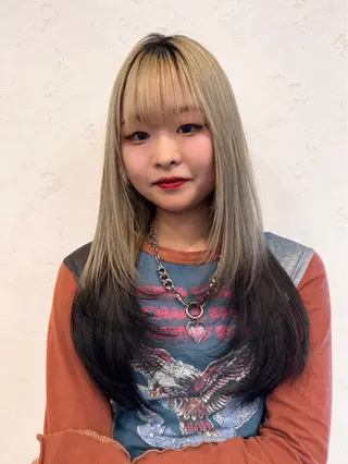 ロング カラー ブリーチなし艶カラー /いくののヘアスタイル