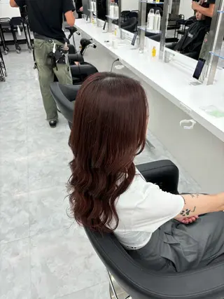 ロング カラー 🫧韓国風透明感 ヘア🫧towaのヘアスタイル