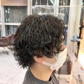 パーマ メンズ アグヘアーシータ所属・🤩メンズカット/ パーマ山本🤩のヘアスタイル