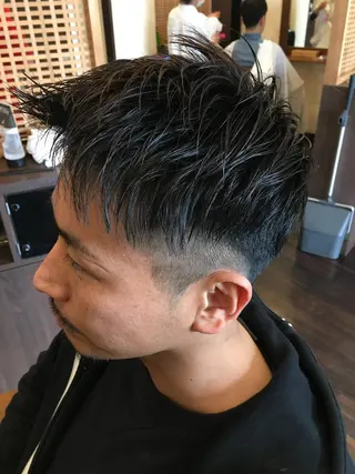 ショート メンズ クセを最大限に活かす メンズパーマ奈良大祐のヘアスタイル