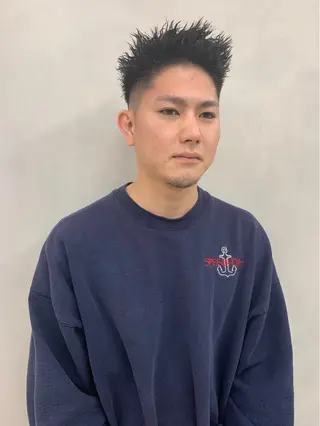 ショート パーマ メンズ メンズスタイリスト リュウジのヘアスタイル