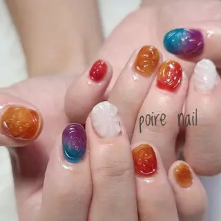 ネイル ポワールネイル ともみのネイルデザイン