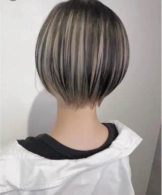 ショート カラー ヘアアレンジ 女性が憧れる ショート/角田愛和のヘアスタイル