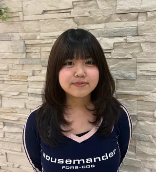 ロング 野口 梨紗のヘアスタイル