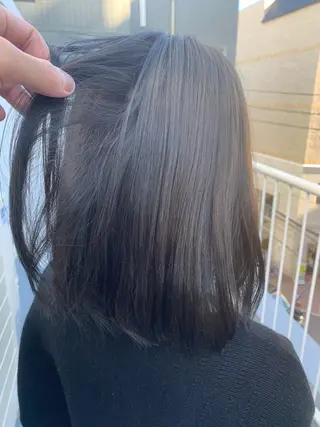 セミロング カラー ヘアアレンジ メンズ ネイル Sia中野新橋 『JUNYA』のヘアスタイル