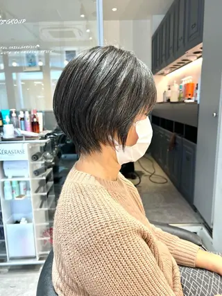 ショート 似合わせショート🌿 ボブ🫧 乾辺真悠子のヘアスタイル