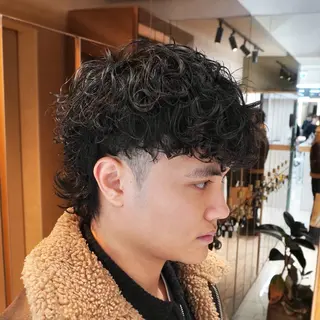 パーマ メンズ HIKARI メンズ満足度No.1のヘアスタイル
