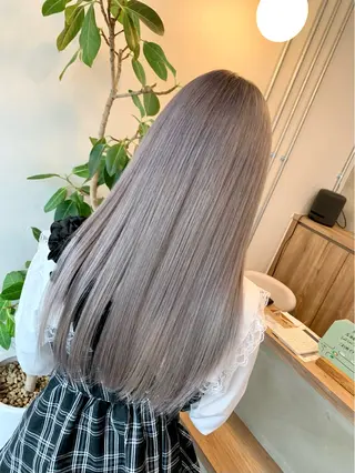 カラー ブリーチ/ストレート ダブルカラーtetoのヘアスタイル