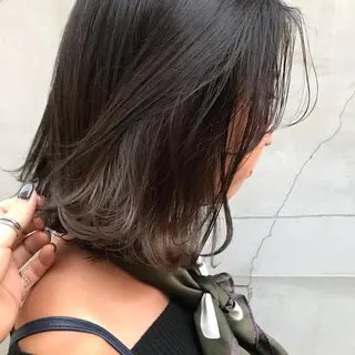 ミディアム カラー 堀江/心斎橋/西大橋 四ツ橋【Vers】のヘアスタイル