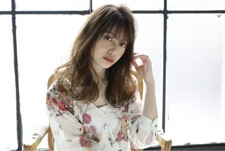 セミロング 指名支持率NO.1 スタイリストのヘアスタイル