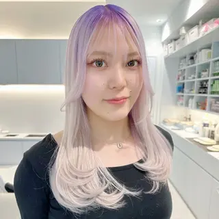 ミディアム カラー 上品モテハイトーン chiakiのヘアスタイル