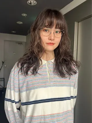 ロング カラー パーマ ボブ/レイヤー/ケア パーマ/リュウタのヘアスタイル