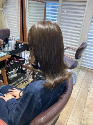 ミディアム カラー 🫧ゆうき🪽 髪質改善/ハイライトのヘアスタイル