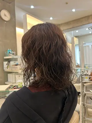 ミディアム 似合わせ アヤナのヘアスタイル