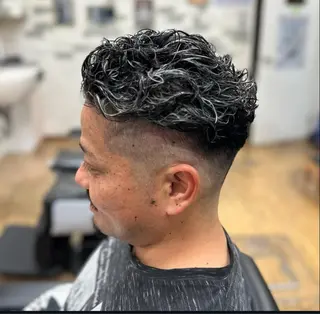 ショート パーマ メンズ カット ブース　カムス所属・メンズ限定💈 TAMANAHのヘアスタイル