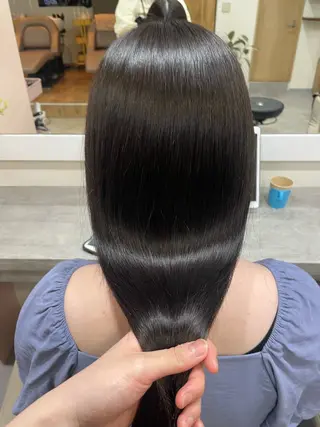 ロング パーマ 韓国風パーマ/ヘア セット/店長みづきのヘアスタイル