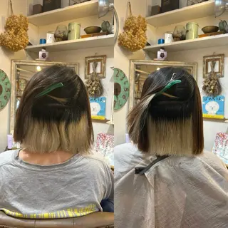 ショート パーマ BRITS 渡辺 菜々子のヘアスタイル