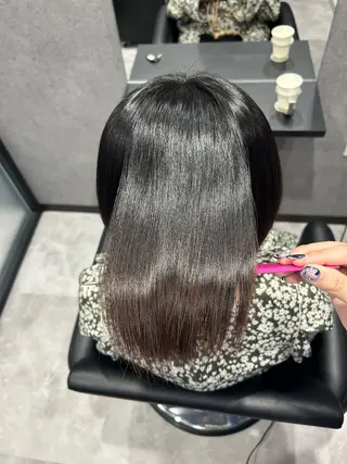 ミディアム パーマ 佐野 彩音のヘアスタイル