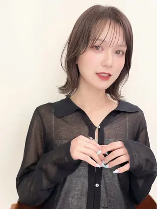 ショート 小顔ボブ jilblanカホのヘアスタイル