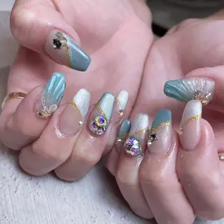 ネイル nail&eyelash mate所属・京都/東向日/桂 ayumiのネイルデザイン