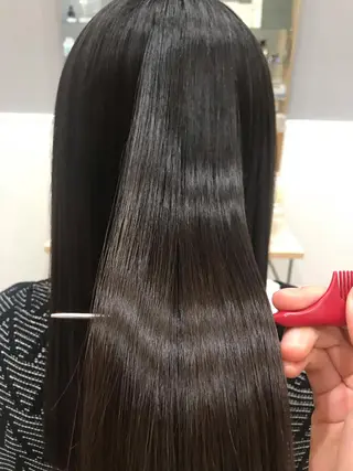 セミロング miloc かおりのヘアスタイル