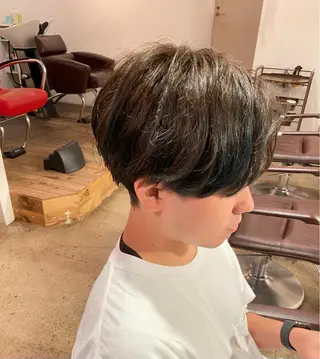 ショート カラー メンズ わかばやし ゆうこのヘアスタイル