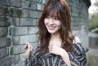 セミロング カラー ヘアアレンジ glad hairのヘアスタイル