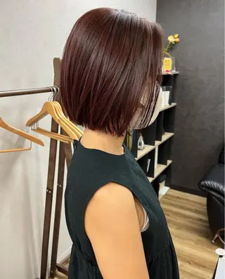 ショート nono/パーマ /顔まわりカット🐈のヘアスタイル