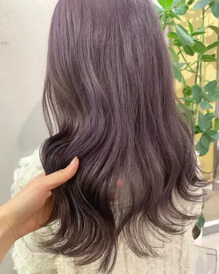 ロング カラー hub hair レイヤー/透明感のヘアスタイル