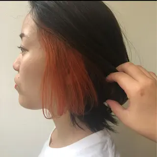 ミディアム カラー 【AMANEQ】 yuka🦋のヘアスタイル