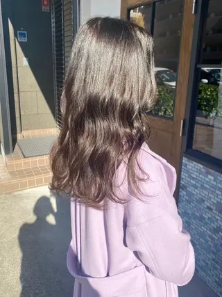 ロング カラー MR.GOOD MORNING所属・MR.GOOD MORNINGフジイのヘアスタイル