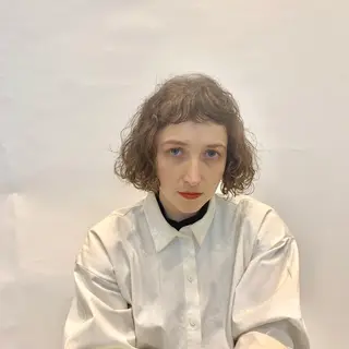 ショート カラー パーマ ヘアアレンジ 🌟アレンジが似合う カラー🌟Rumiのヘアスタイル