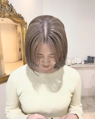 ミディアム La Lauren所属・ダブルカラー/透明感 💈JUNYA💈のヘアスタイル