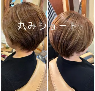 ショート 大鹿 数馬のヘアスタイル