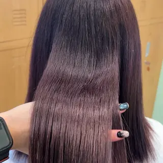 ミディアム 🥀暖色/エクステ/ 長さだし/横浜/のヘアスタイル