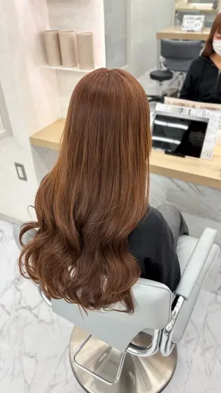 ロング カラー youres hair 髪質改善トリートメント&ヘッドスパ 新宿三丁目店所属・小林春月 /新宿美容師のヘアスタイル