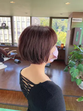 ショート カラー 土居 正季のヘアスタイル