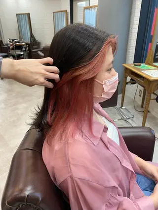 ミディアム Rubik's茶屋町 MARINのヘアスタイル