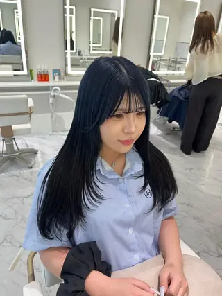 ロング ParveMix /石田 佳澄🩶のヘアスタイル