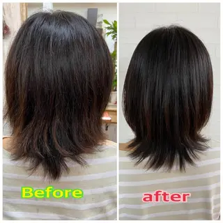 ミディアム カラー パーマ 🎁無料カットカラー 📷撮影モデル募集✨のヘアスタイル