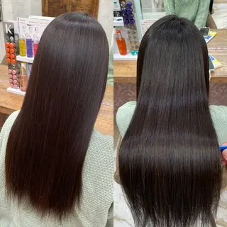 ロング 縮毛矯正/艶カラー 笠原康平のヘアスタイル