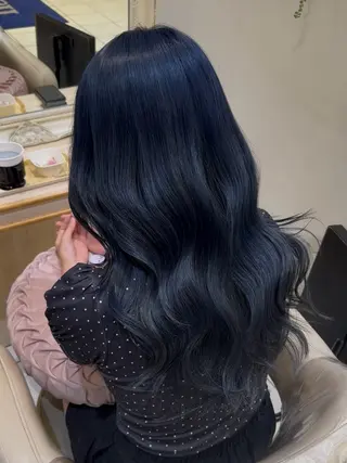 ロング ハイトーンカラー 髪質改善カラーノトのヘアスタイル