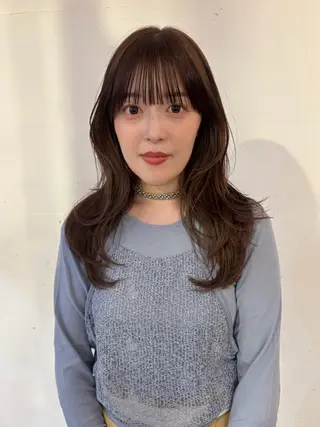ロング 古畑 愛美のヘアスタイル