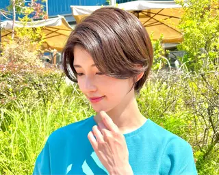 ショート 心斎橋難波本店　店長 THE ECT 中尾のヘアスタイル