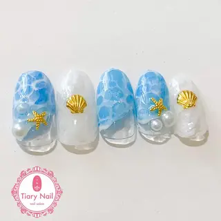 ネイル 💗🪽Tiary Nail🪽💗のネイルデザイン