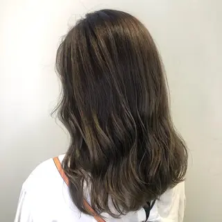 セミロング 透明感カラー🪄 髪質改善♡田中みづきのヘアスタイル