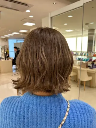 カラー 💜暖色系カラー/ ブリーチカラー💜のヘアスタイル