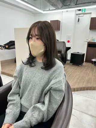 ミディアム カラー キッズ オトナヘア🌸 harukaのヘアスタイル