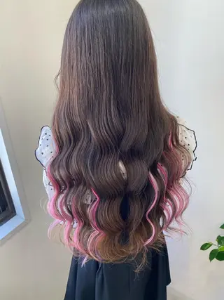 カラー すみす🎀ヘアメ/ 艶カラー/エクステのヘアスタイル