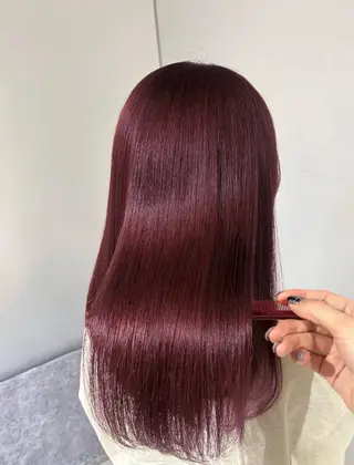 ロング カラー 透明感×髪質改善× エクステそうまのヘアスタイル